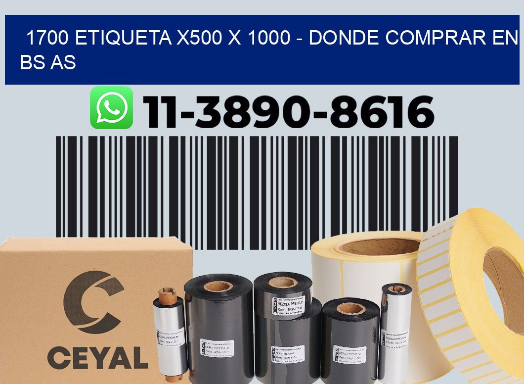 1700 etiqueta x500 x 1000 - Donde Comprar en bs as