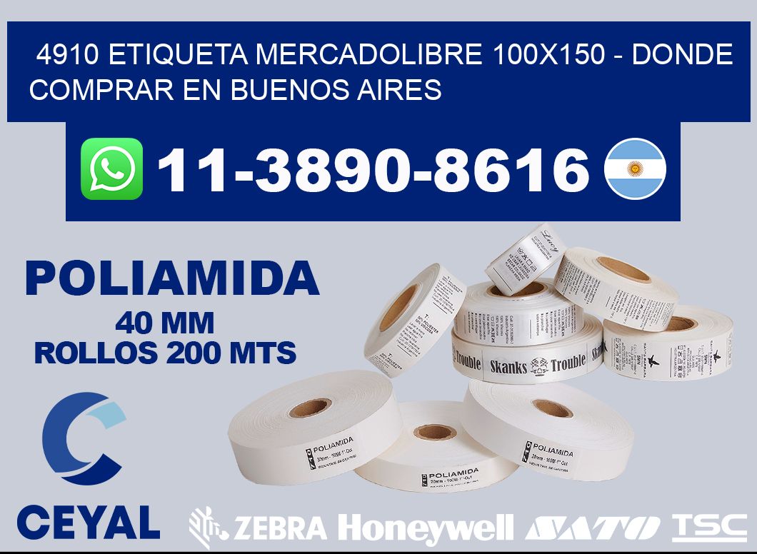 4910 etiqueta MercadoLibre 100x150 - Donde Comprar en Buenos Aires