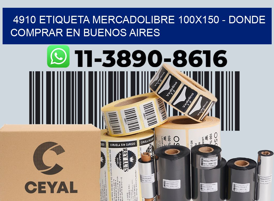 4910 etiqueta MercadoLibre 100x150 - Donde Comprar en Buenos Aires