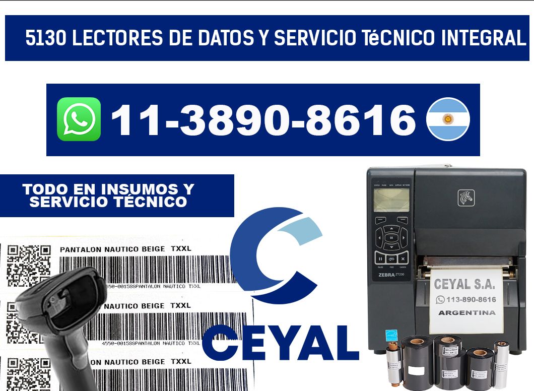 5130 Lectores de Datos y Servicio Técnico Integral