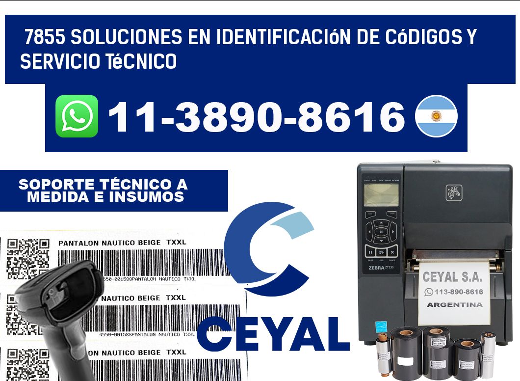 7855 Soluciones en Identificación de códigos y Servicio Técnico