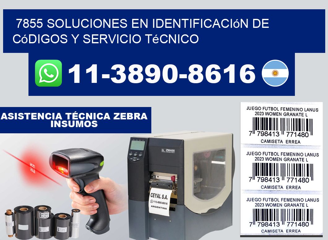 7855 Soluciones en Identificación de códigos y Servicio Técnico