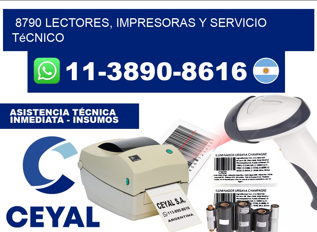 8790 Lectores, Impresoras y Servicio Técnico