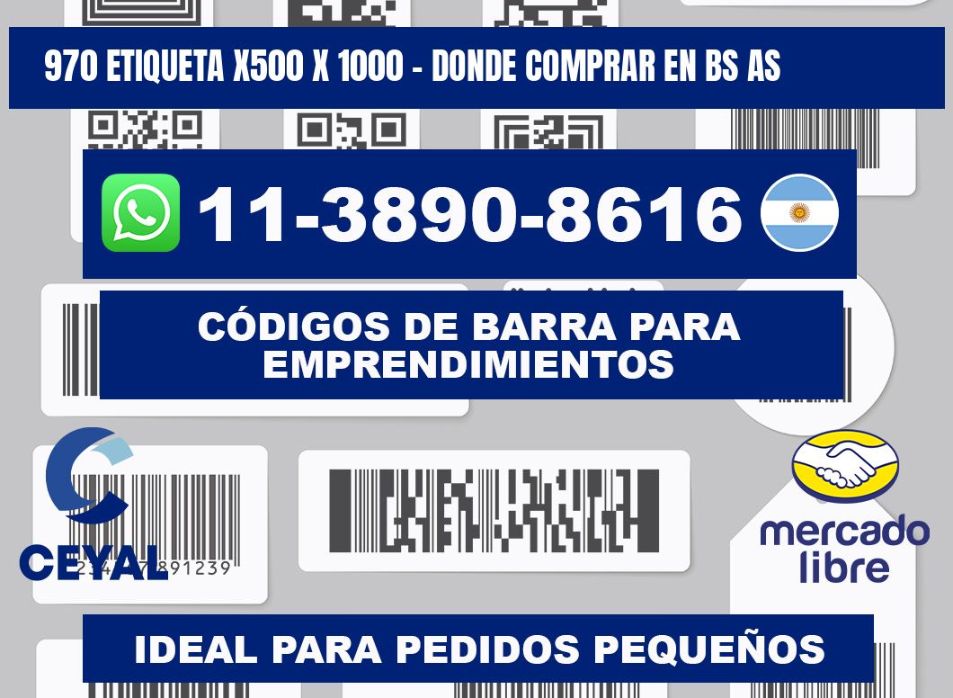 970 etiqueta x500 x 1000 - Donde Comprar en bs as