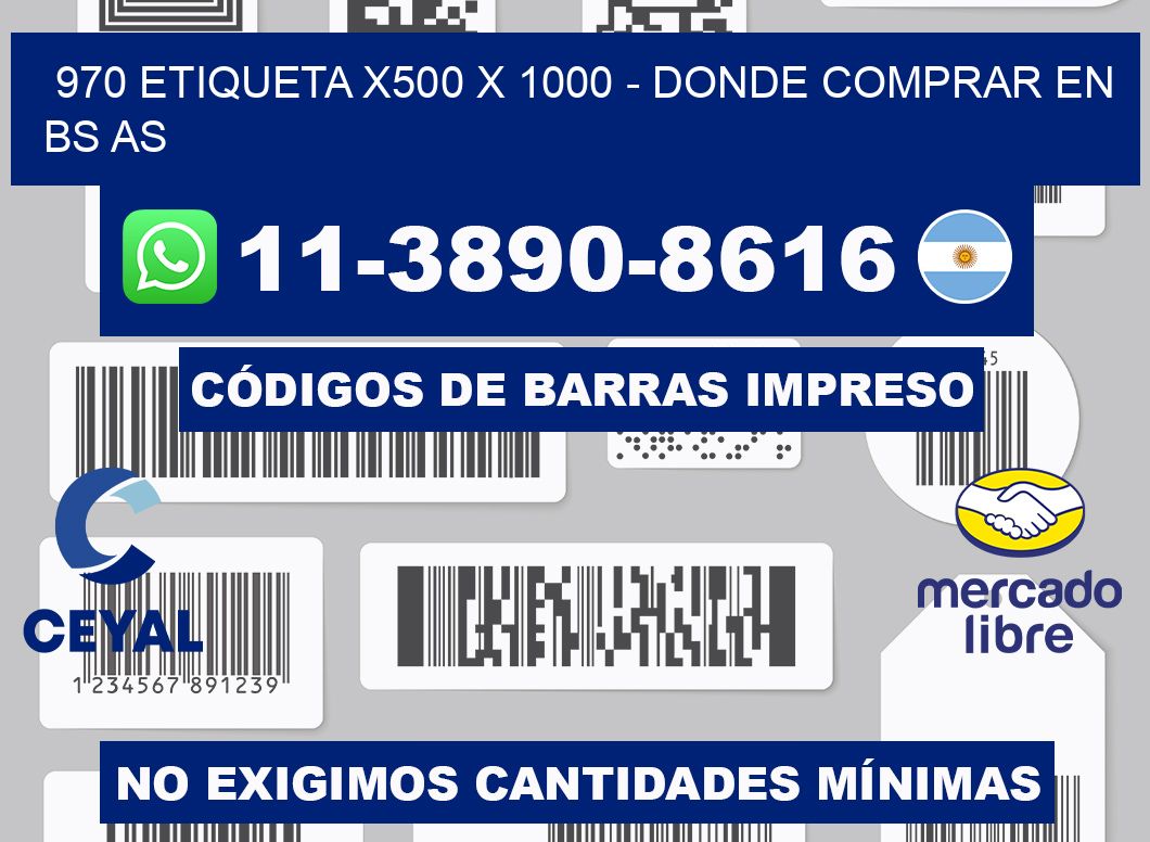 970 etiqueta x500 x 1000 - Donde Comprar en bs as