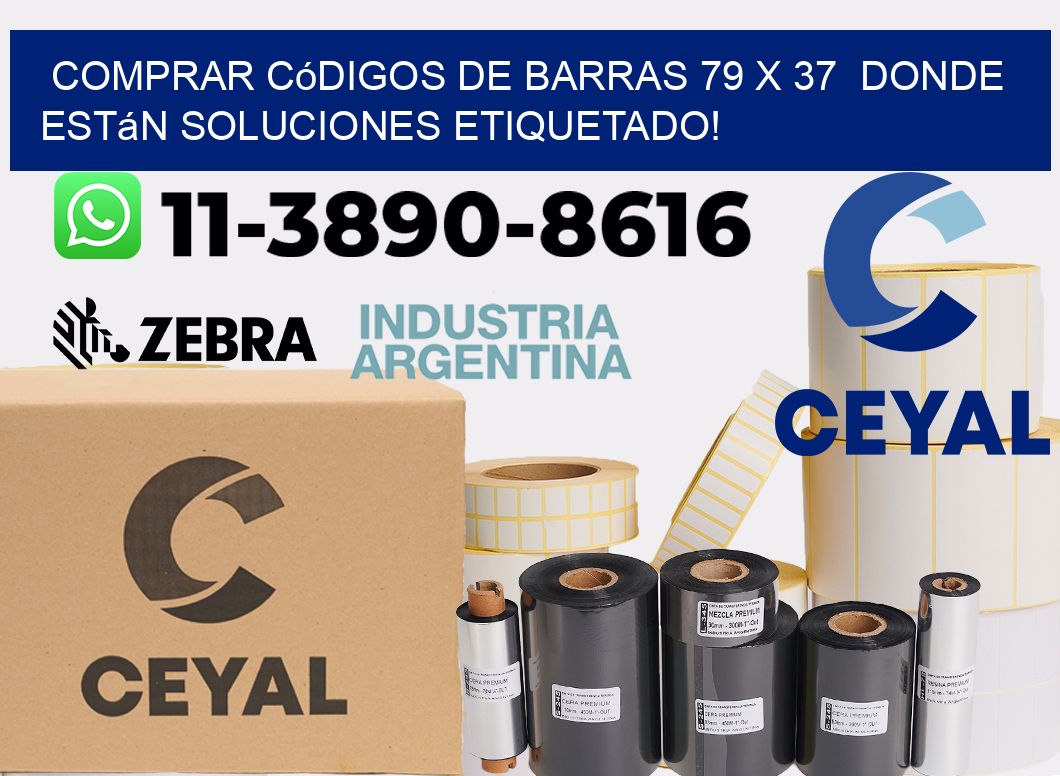 Comprar códigos de barras 79 x 37  donde están soluciones etiquetado!