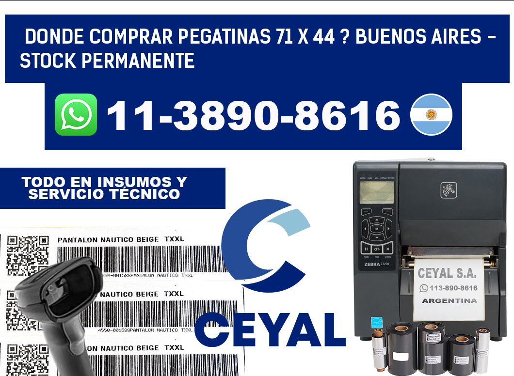 Donde Comprar pegatinas 71 x 44 ? Buenos Aires - Stock permanente