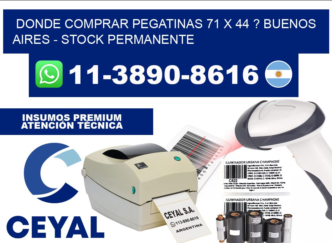 Donde Comprar pegatinas 71 x 44 ? Buenos Aires - Stock permanente