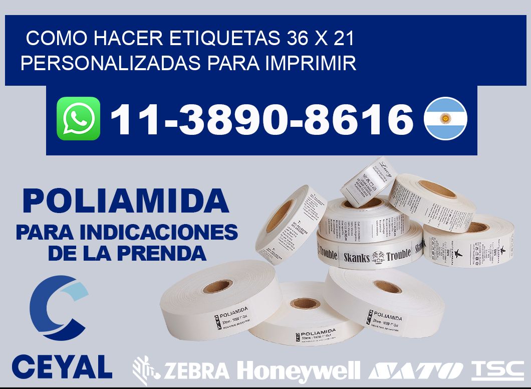 como hacer etiquetas 36 x 21 personalizadas para imprimir