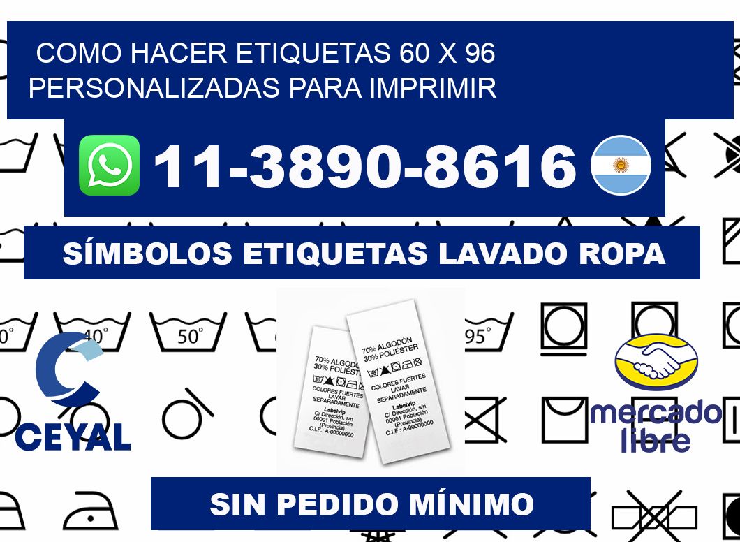 como hacer etiquetas 60 x 96 personalizadas para imprimir