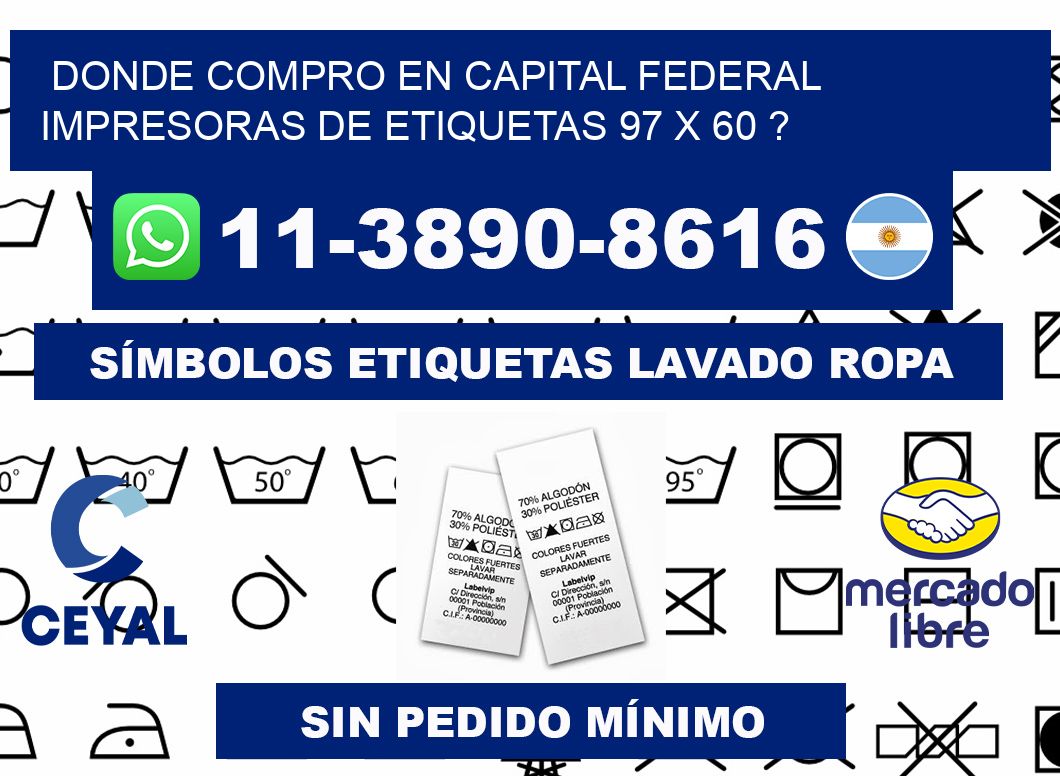 donde compro en capital federal impresoras de etiquetas 97 x 60 ?