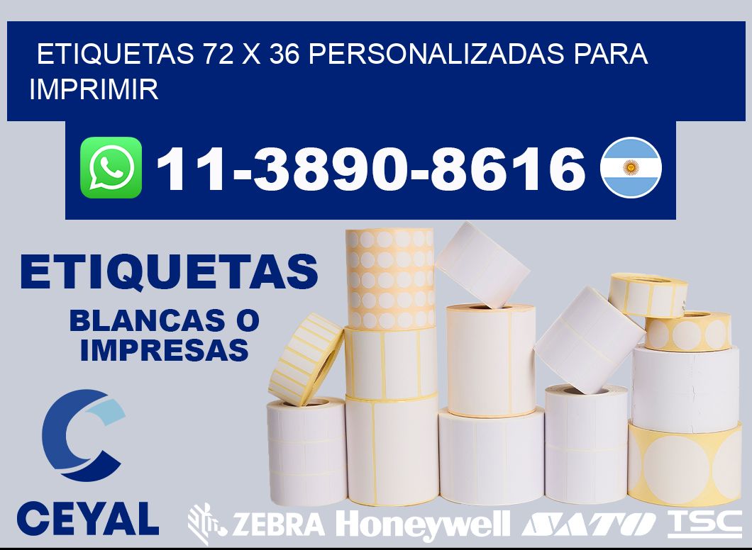 etiquetas 72 x 36 personalizadas para imprimir