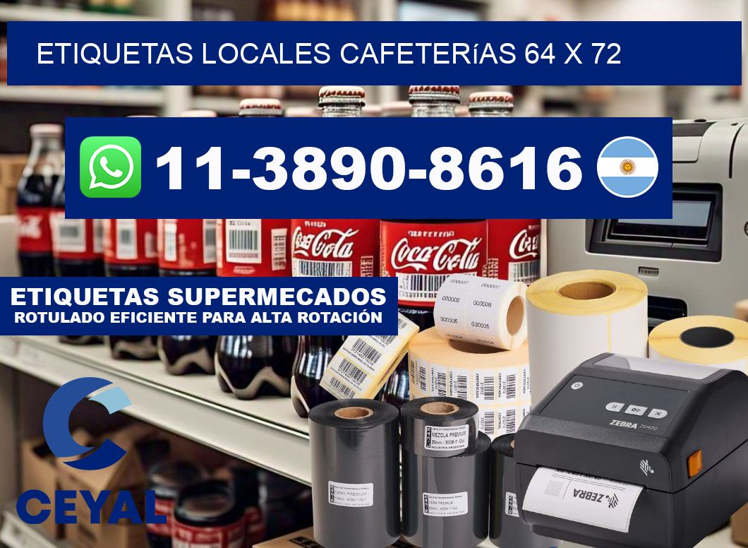 etiquetas locales cafeterías 64 x 72