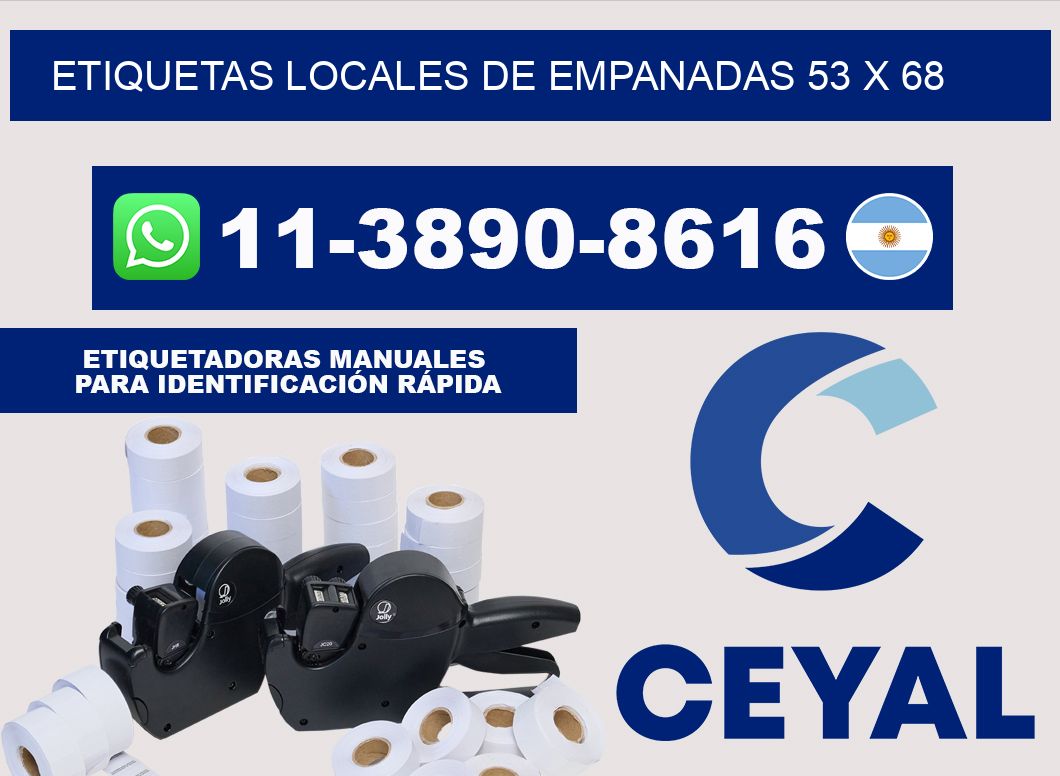 etiquetas locales de empanadas 53 x 68
