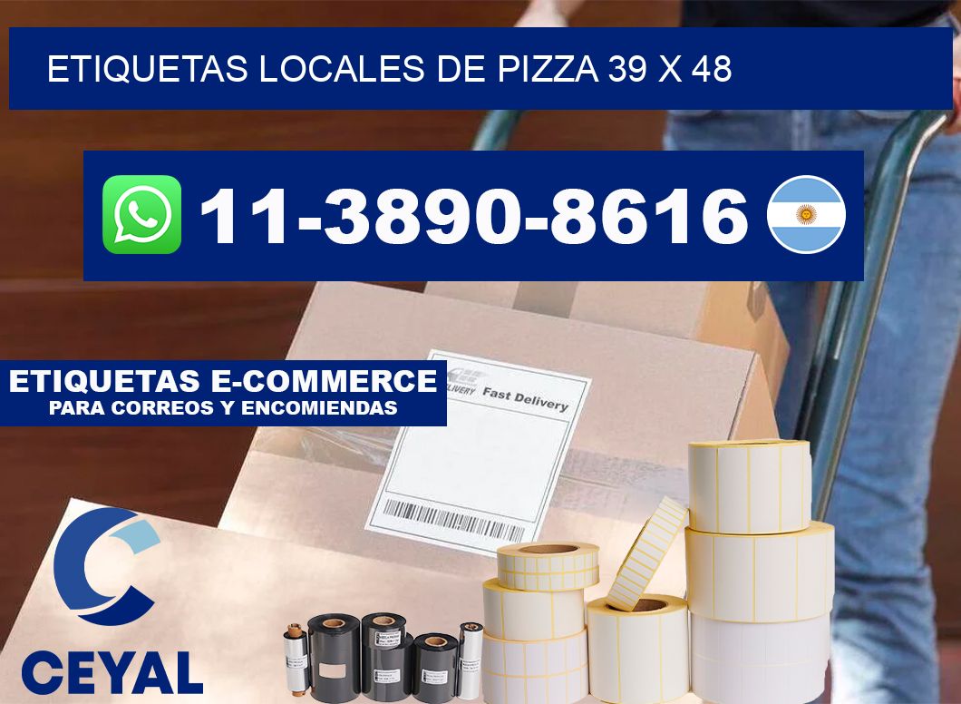 etiquetas locales de pizza 39 x 48