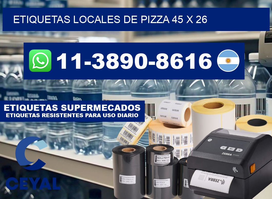 etiquetas locales de pizza 45 x 26