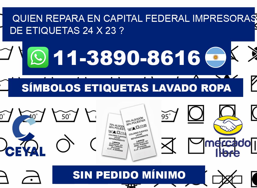 quien repara en capital federal impresoras de etiquetas 24 x 23 ?