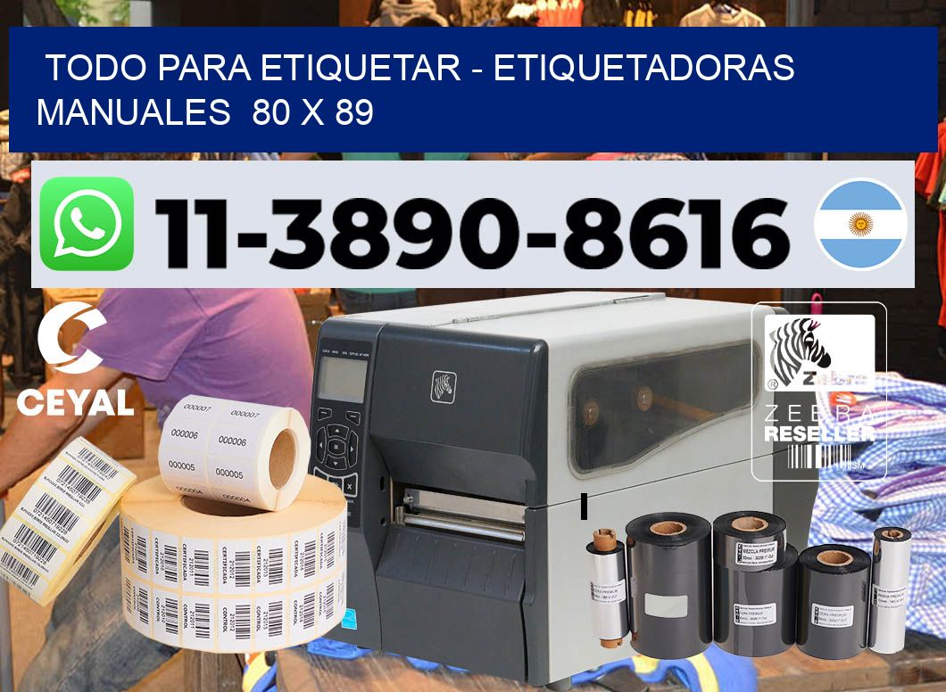 todo para etiquetar - Etiquetadoras Manuales  80 x 89