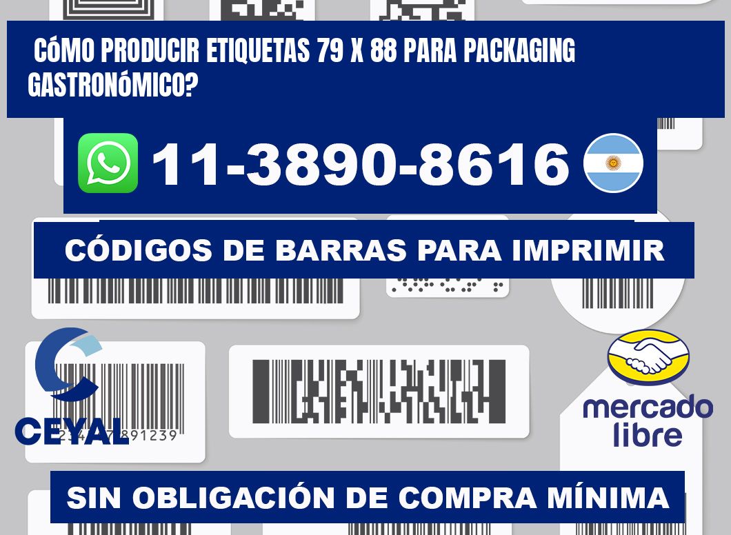Cómo producir etiquetas 79 x 88 para packaging gastronómico?