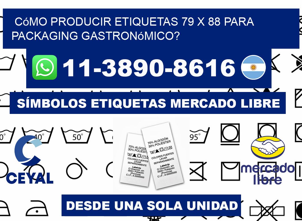 Cómo producir etiquetas 79 x 88 para packaging gastronómico?