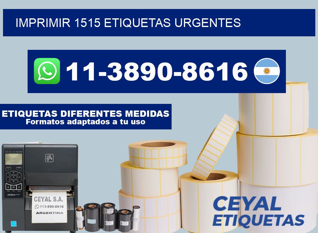 IMPRIMIR 1515 ETIQUETAS URGENTES