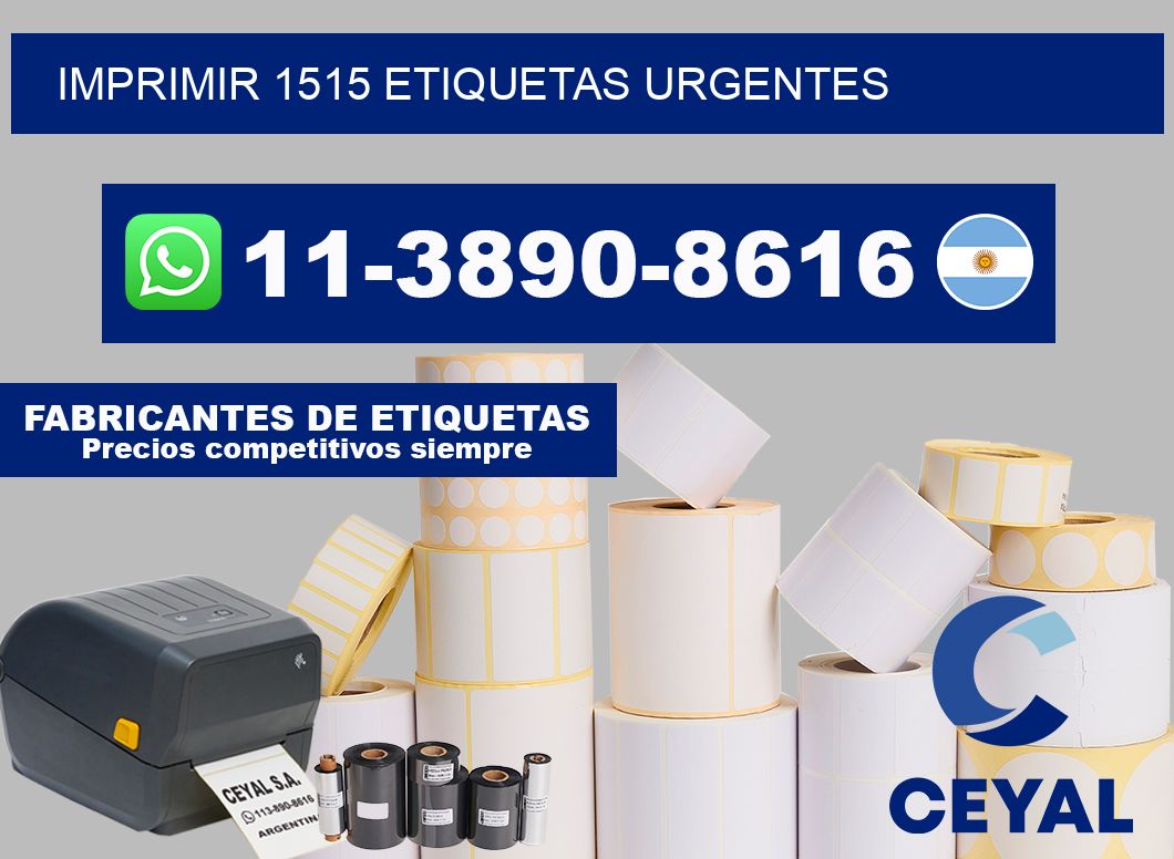 IMPRIMIR 1515 ETIQUETAS URGENTES