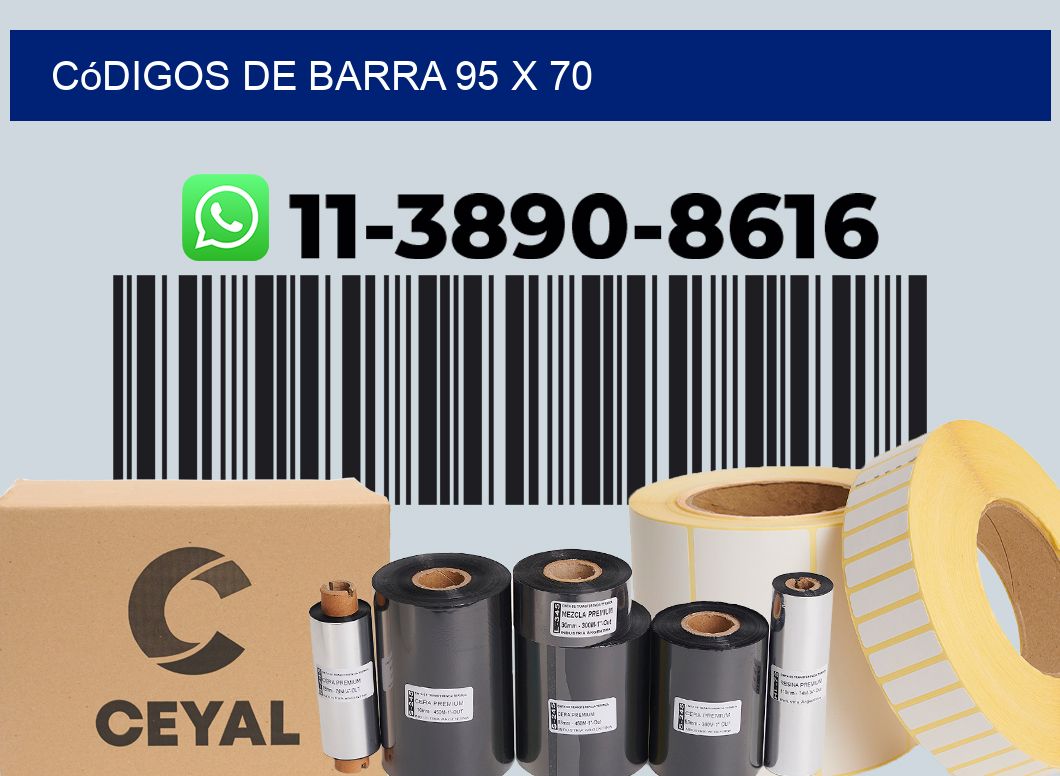 códigos de barra 95 x 70