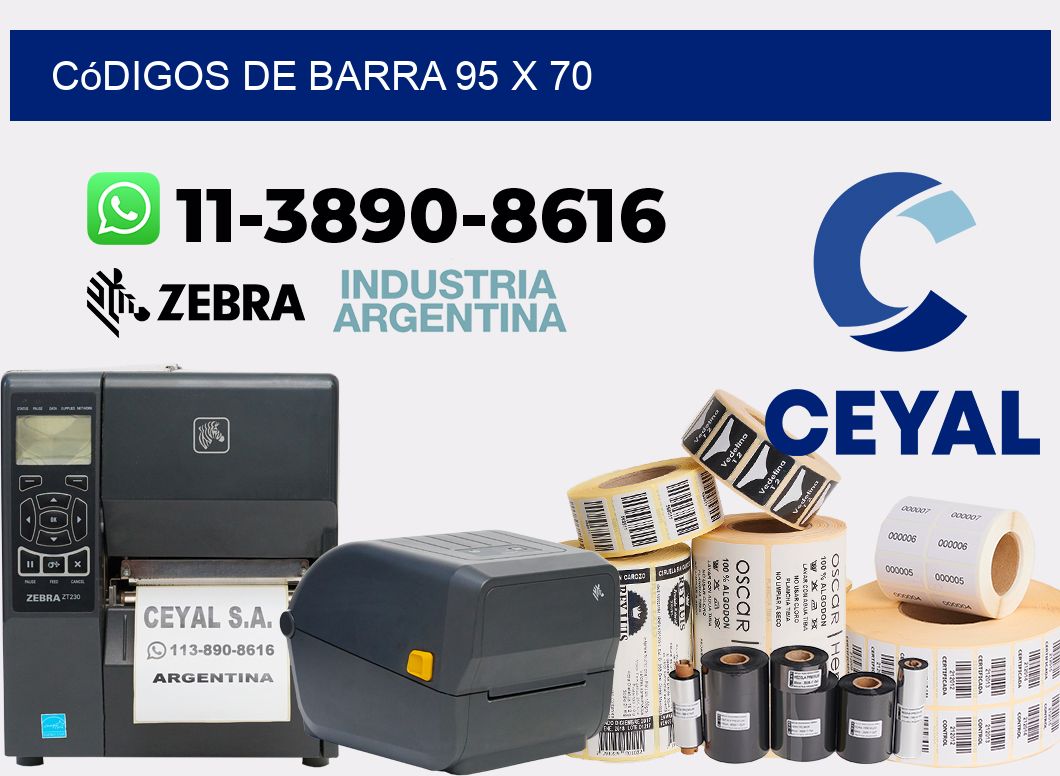 códigos de barra 95 x 70