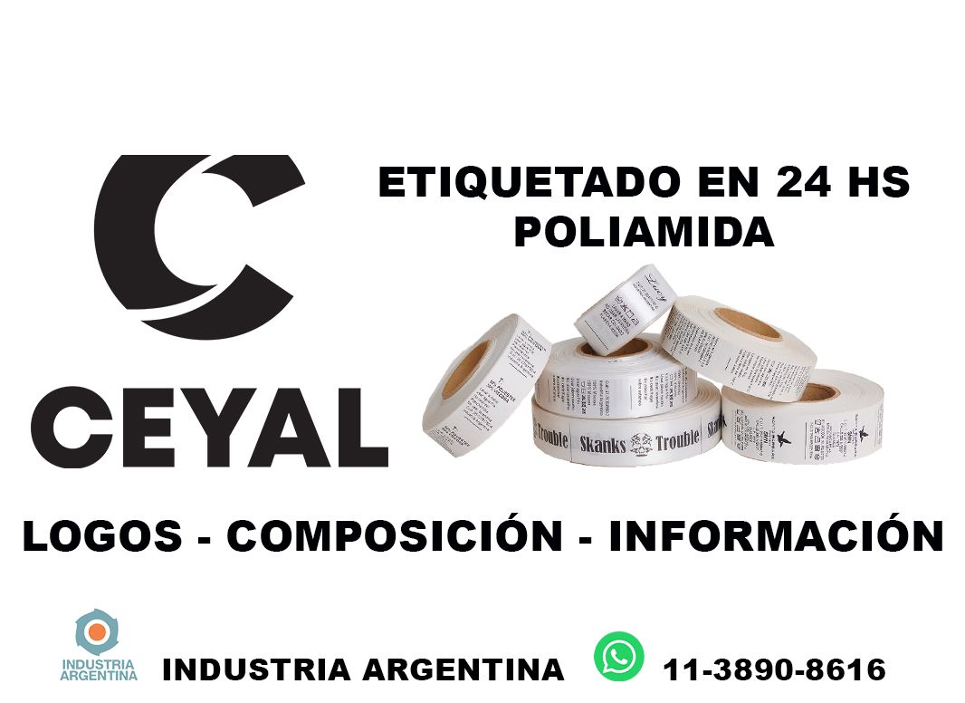 como puedo hacer etiquetas para talles 33 x 32?