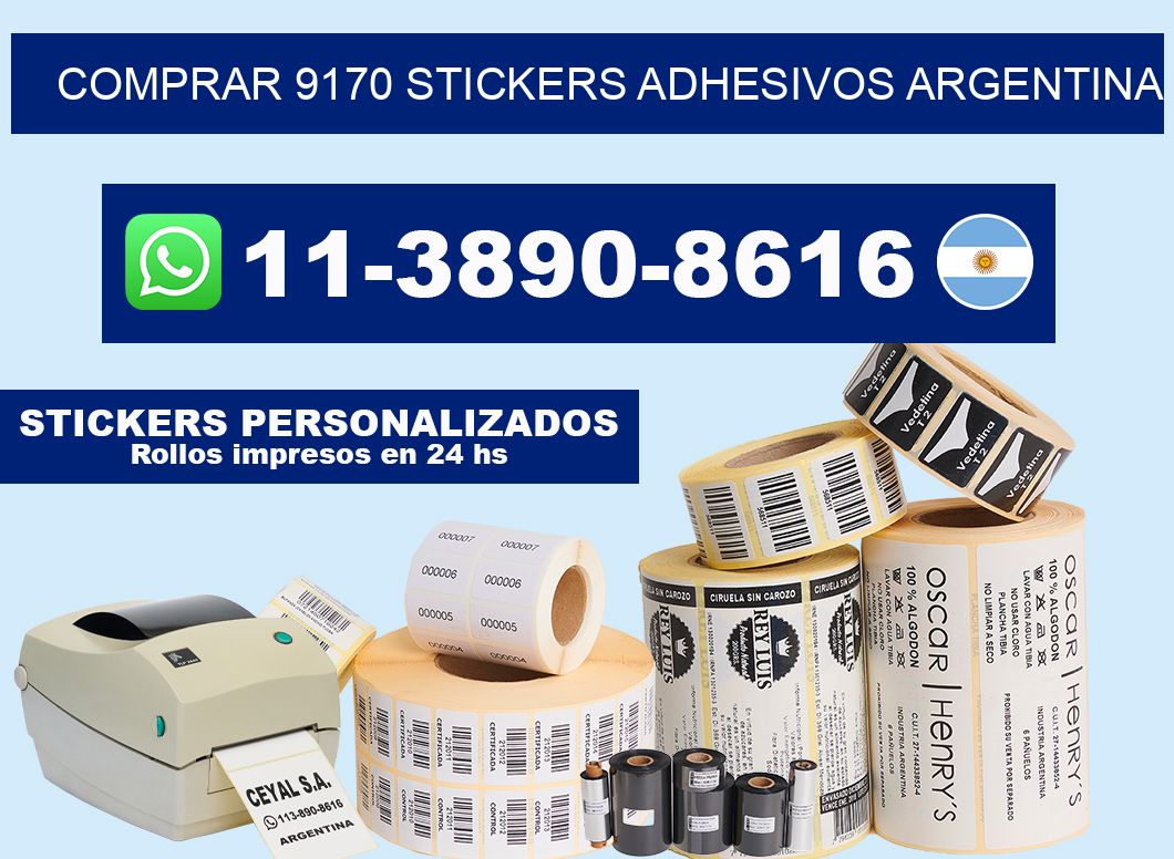 comprar 9170 stickers adhesivos argentina