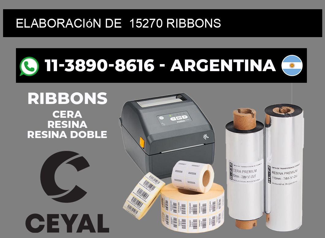 elaboración de  15270 ribbons