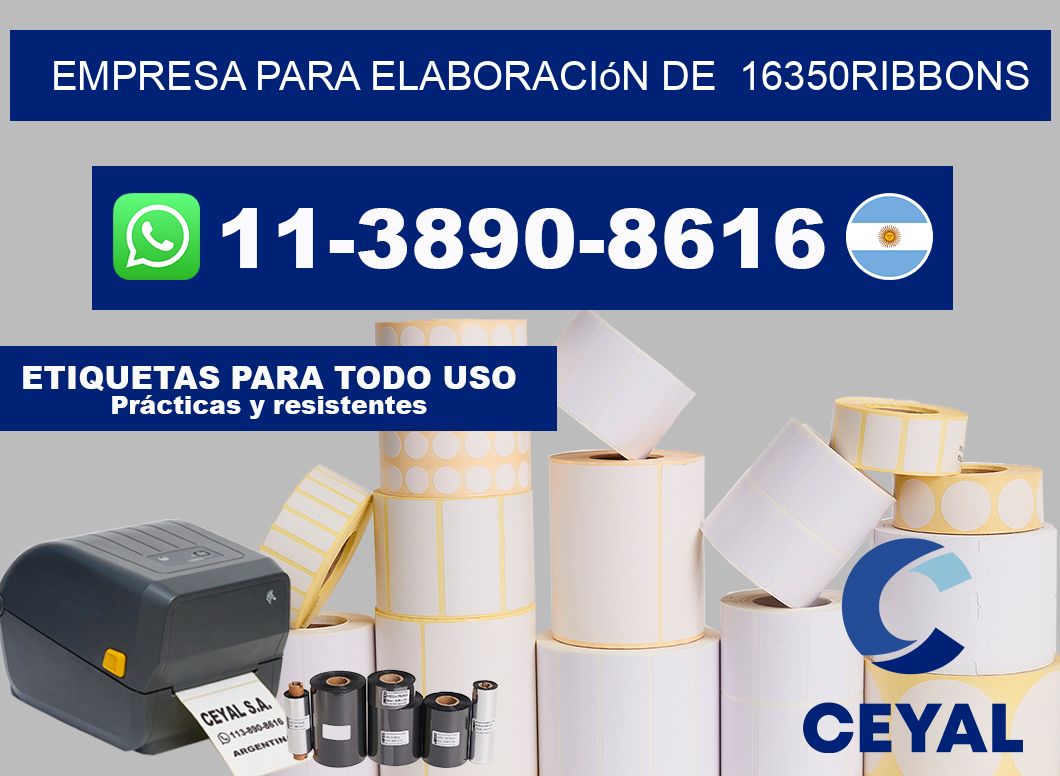 empresa para elaboración de  16350ribbons