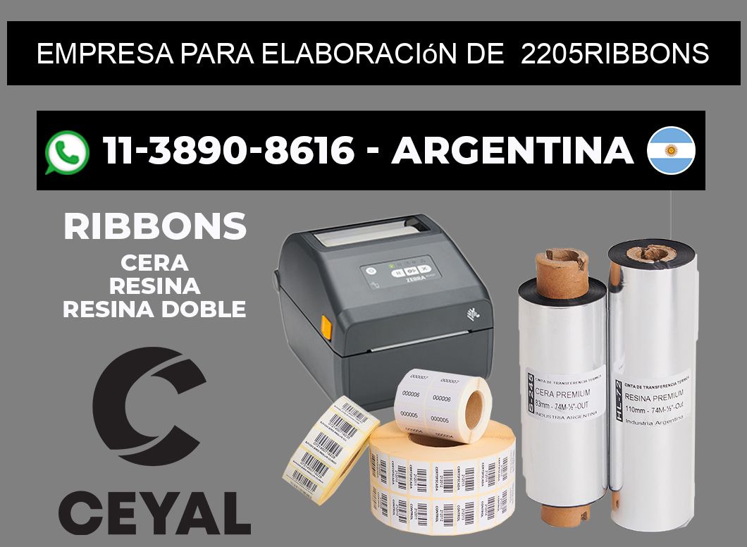empresa para elaboración de 2205ribbons