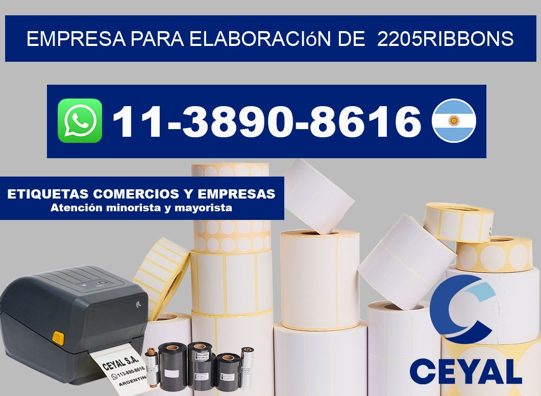 empresa para elaboración de  2205ribbons