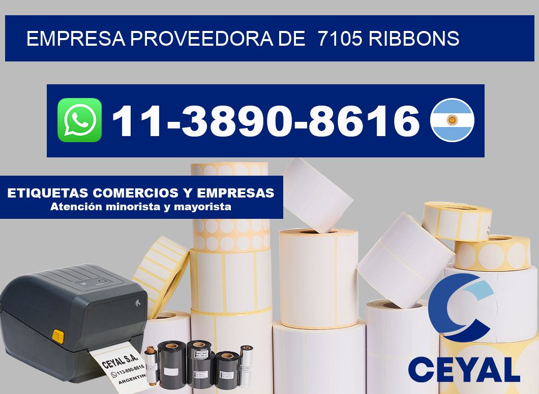 empresa proveedora de  7105 ribbons