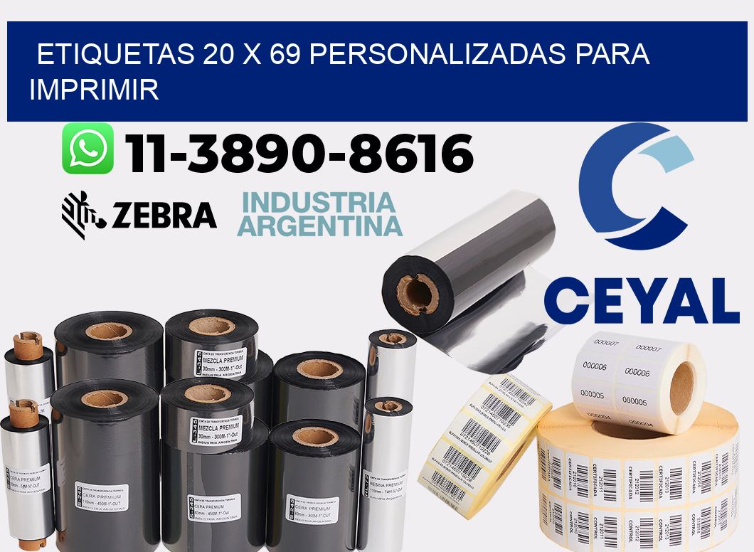 etiquetas 20 x 69 personalizadas para imprimir
