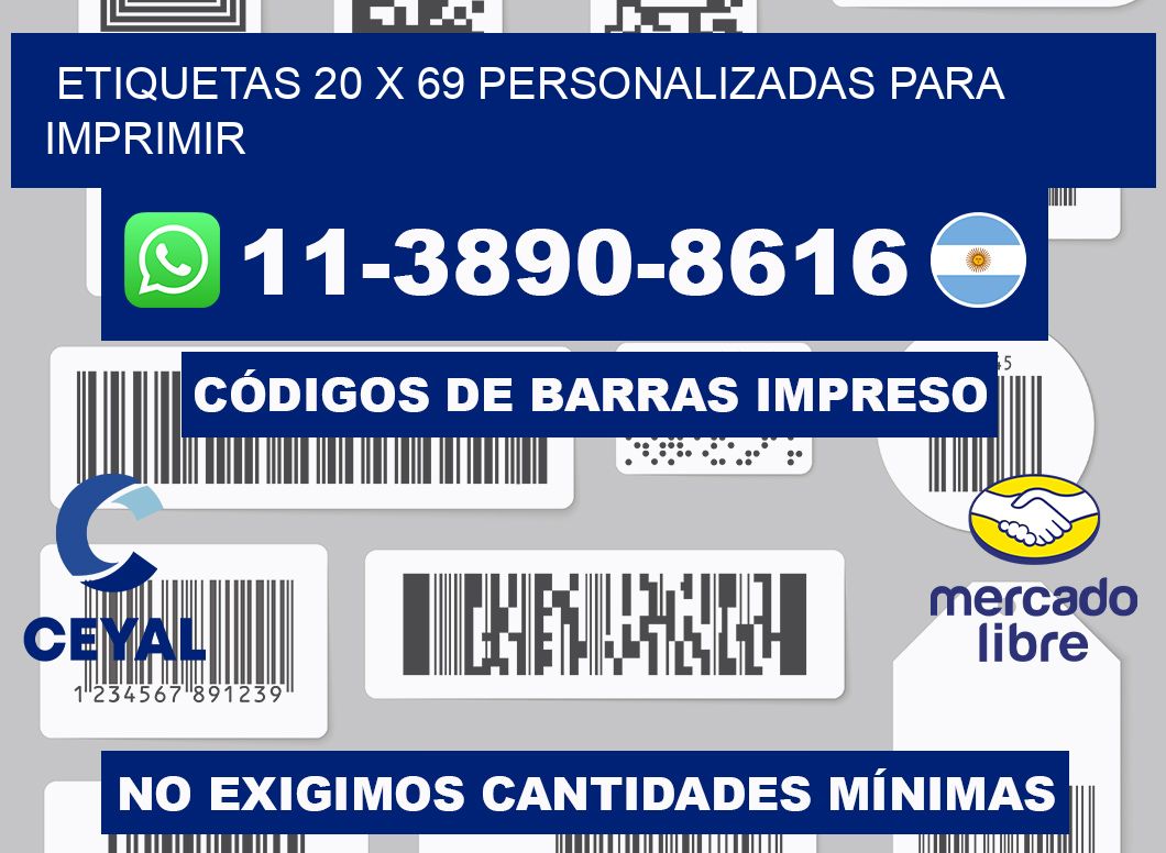 etiquetas 20 x 69 personalizadas para imprimir