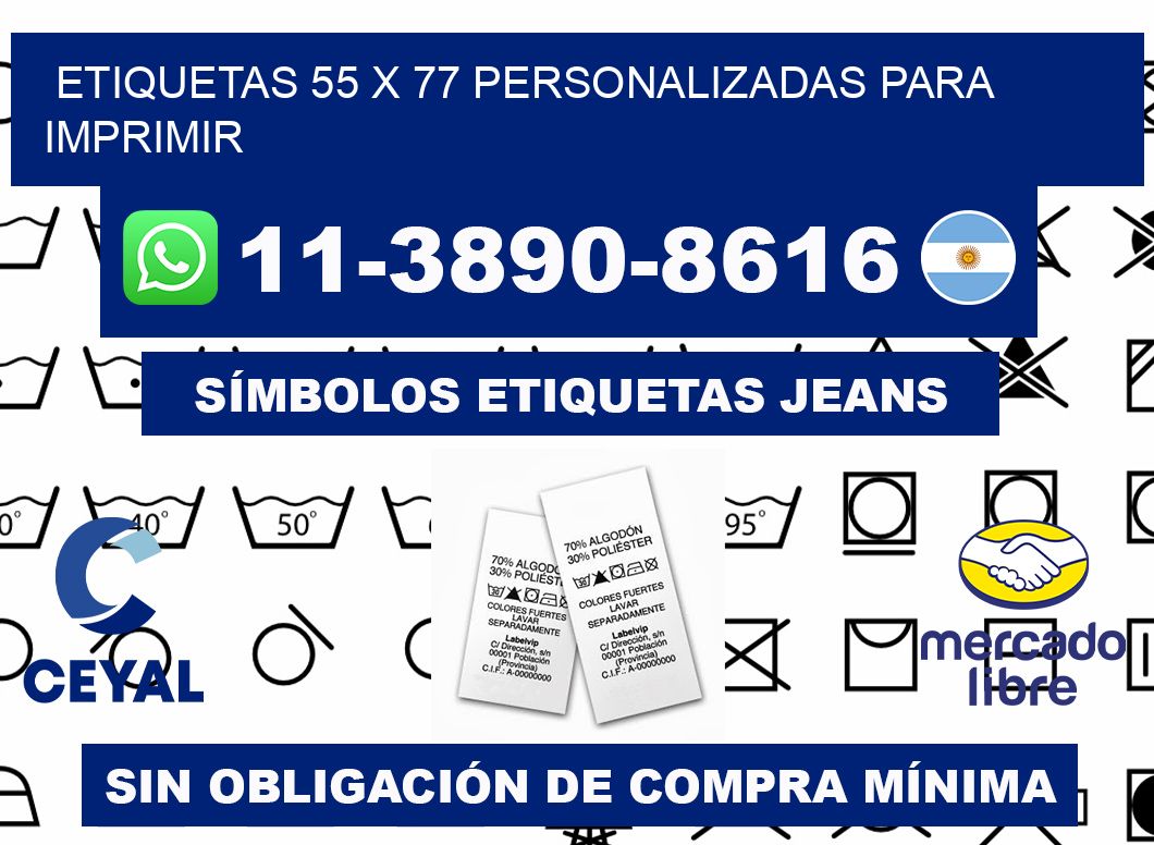 etiquetas 55 x 77 personalizadas para imprimir
