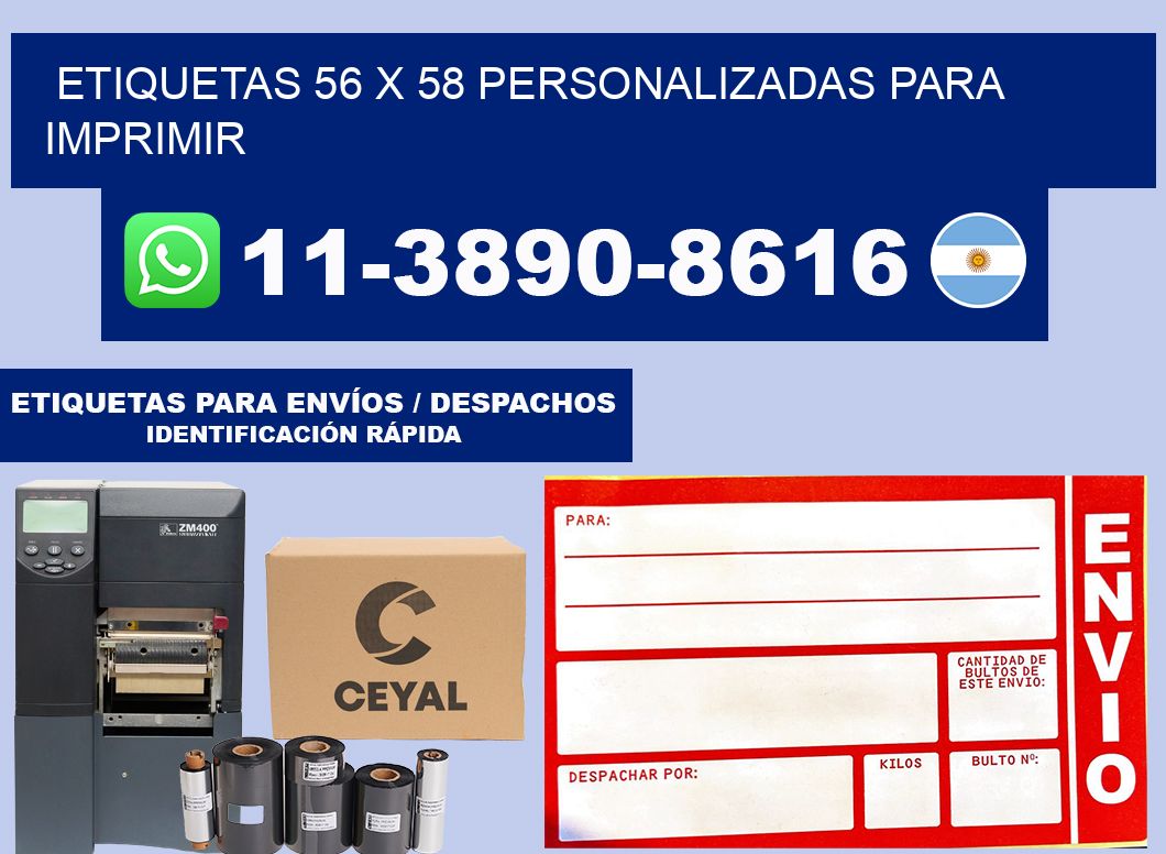 etiquetas 56 x 58 personalizadas para imprimir