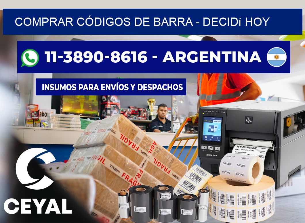 COMPRAR CÓDIGOS DE BARRA - Decidí hoy