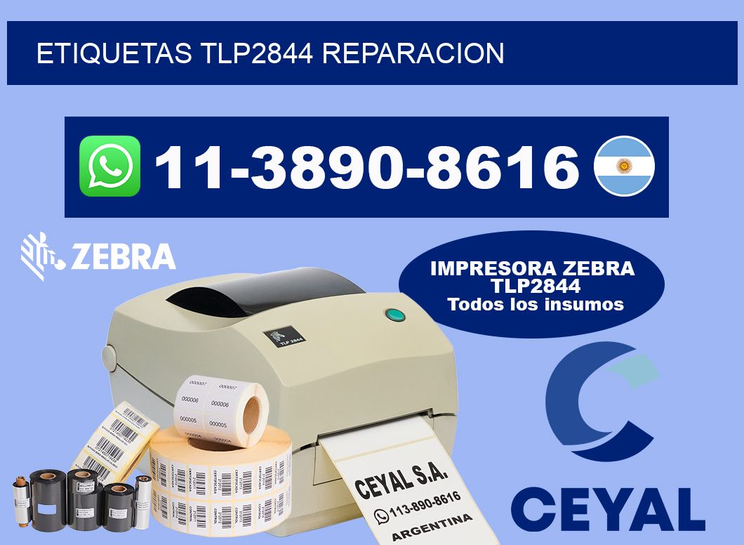 ETIQUETAS TLP2844 reparacion