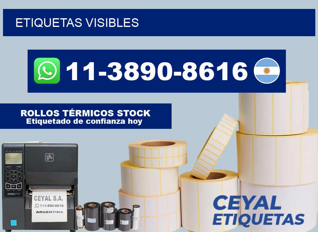 ETIQUETAS visibles