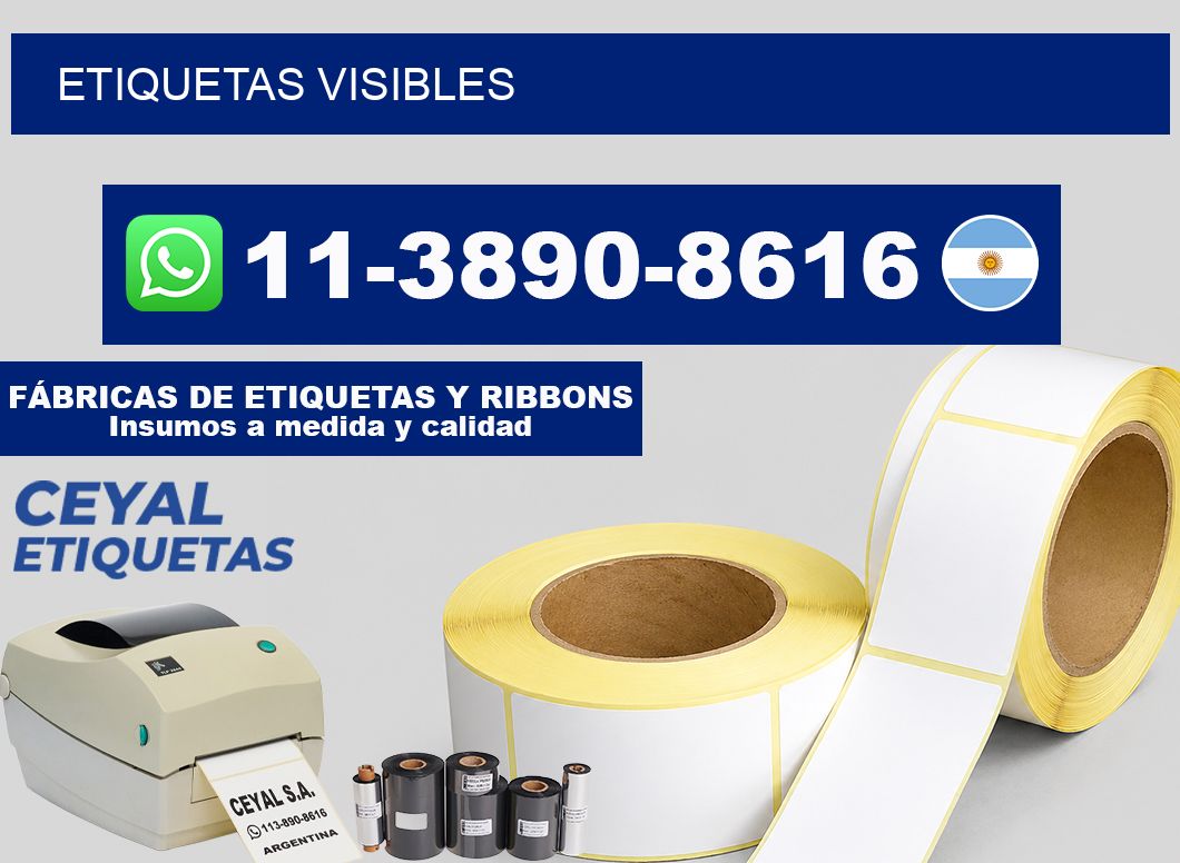 ETIQUETAS visibles