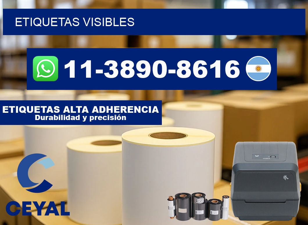 ETIQUETAS visibles