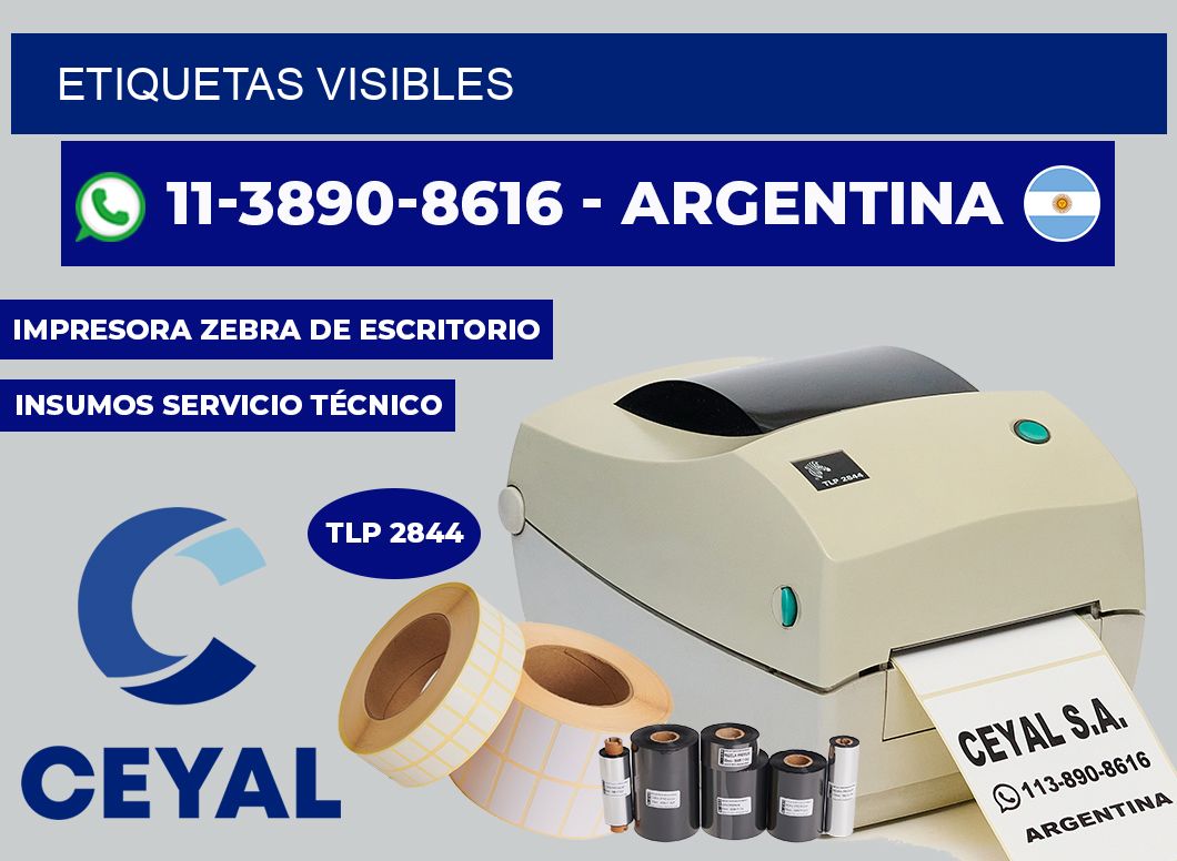 ETIQUETAS visibles