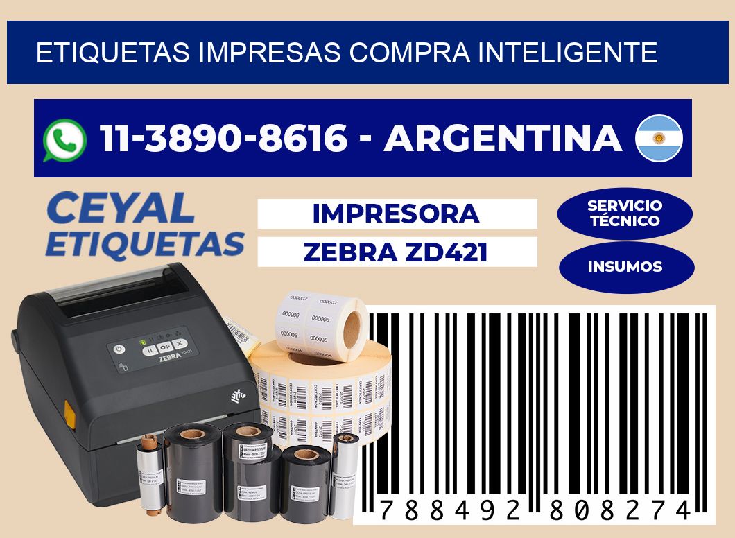 etiquetas impresas Compra inteligente