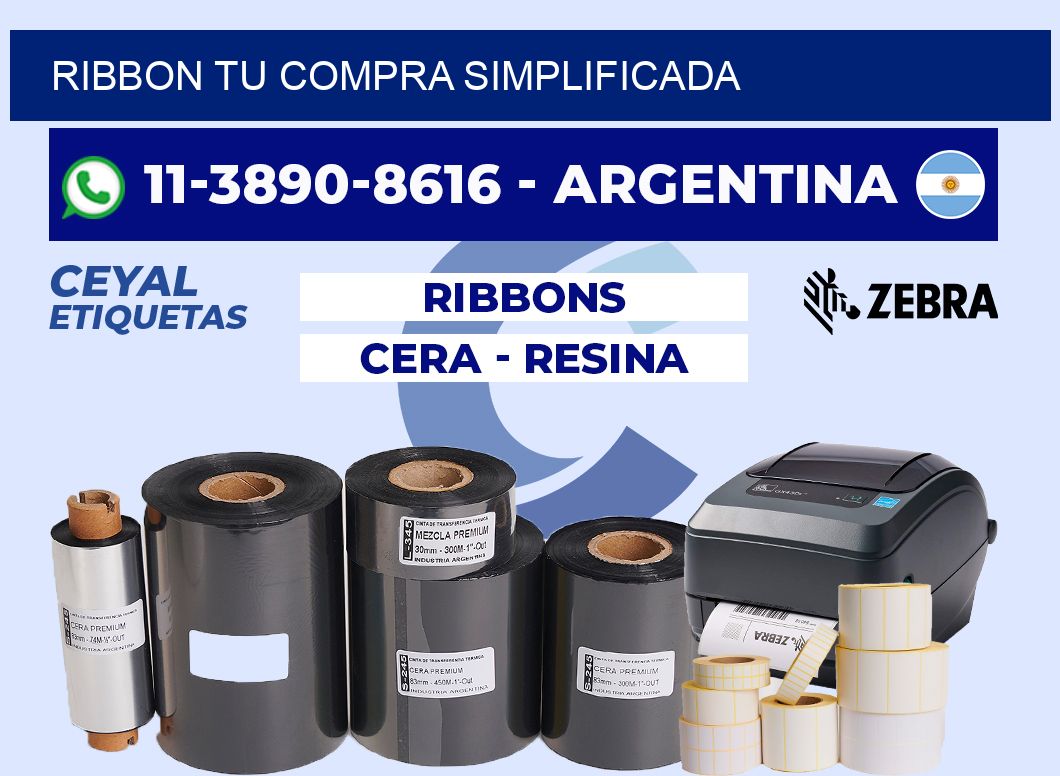 ribbon Tu compra simplificada