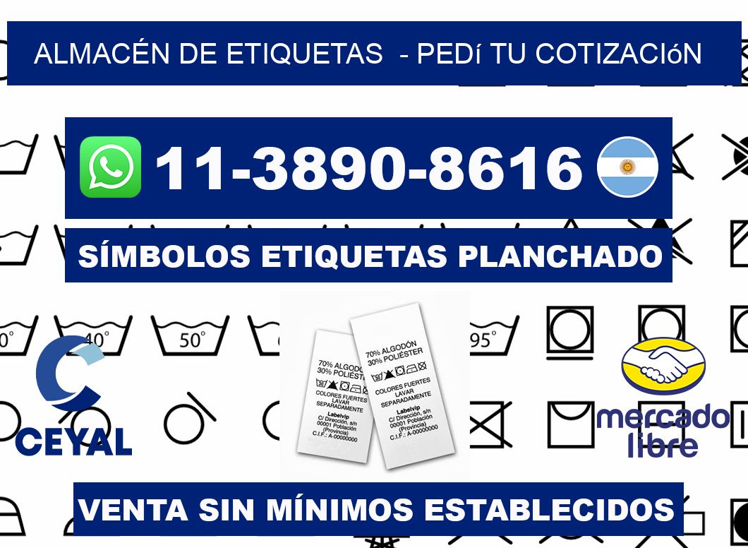 ALMACÉN DE ETIQUETAS  - Pedí tu cotización