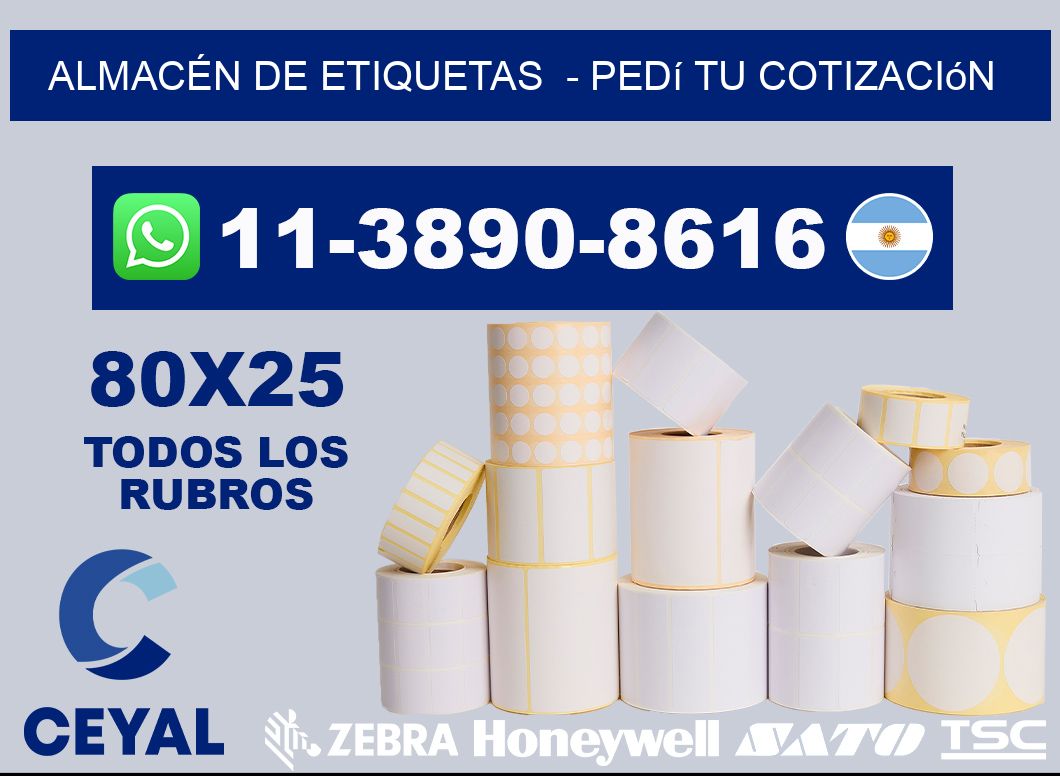 ALMACÉN DE ETIQUETAS  - Pedí tu cotización