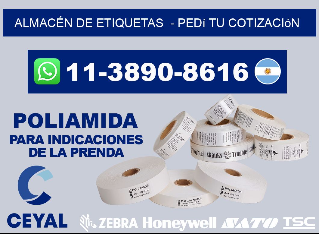 ALMACÉN DE ETIQUETAS  - Pedí tu cotización